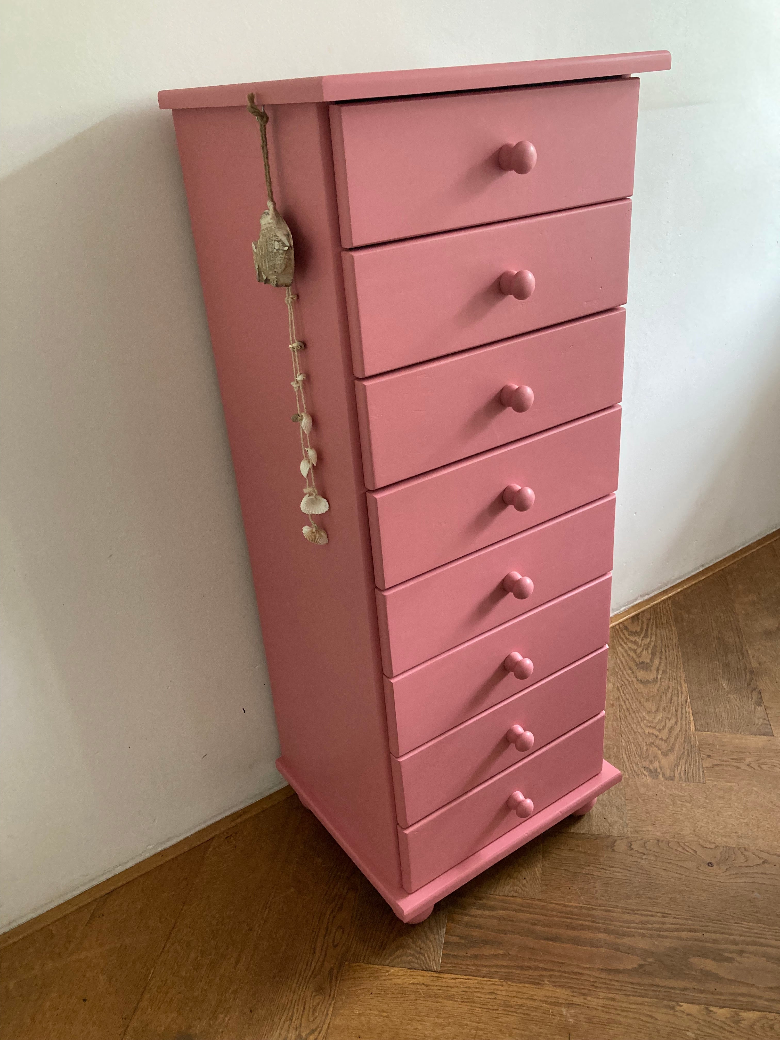 Ladenkast roze
