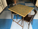 Hotel New York tafel oranje - Estable Store | Vintage art design | Rotterdam Hillegersberg