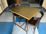 Hotel New York tafel oranje - Estable Store | Vintage art design | Rotterdam Hillegersberg