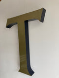 Metalen letter T - Estable Store | Vintage art design | Rotterdam Hillegersberg