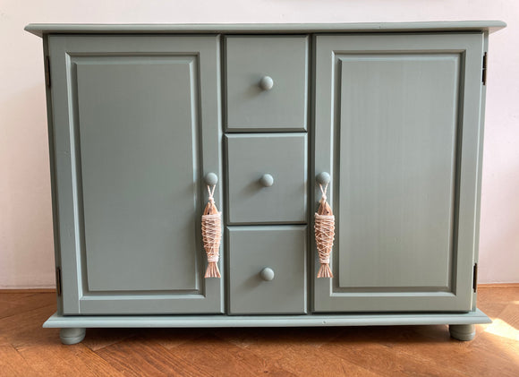 Dressoir/commode groen-grijs - Estable Store | Vintage art design | Rotterdam Hillegersberg