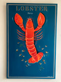 Schilderij Lobster Menu - Estable Store | Vintage art design | Rotterdam Hillegersberg