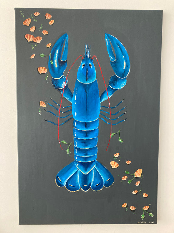 Schilderij Kreeft Vongole