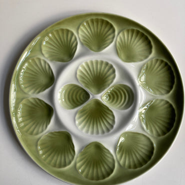 Oesterbord groot groen wit