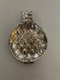 Verzilverd ananas schaaltje