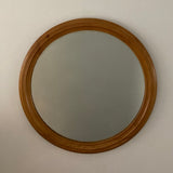 Ronde spiegel hout