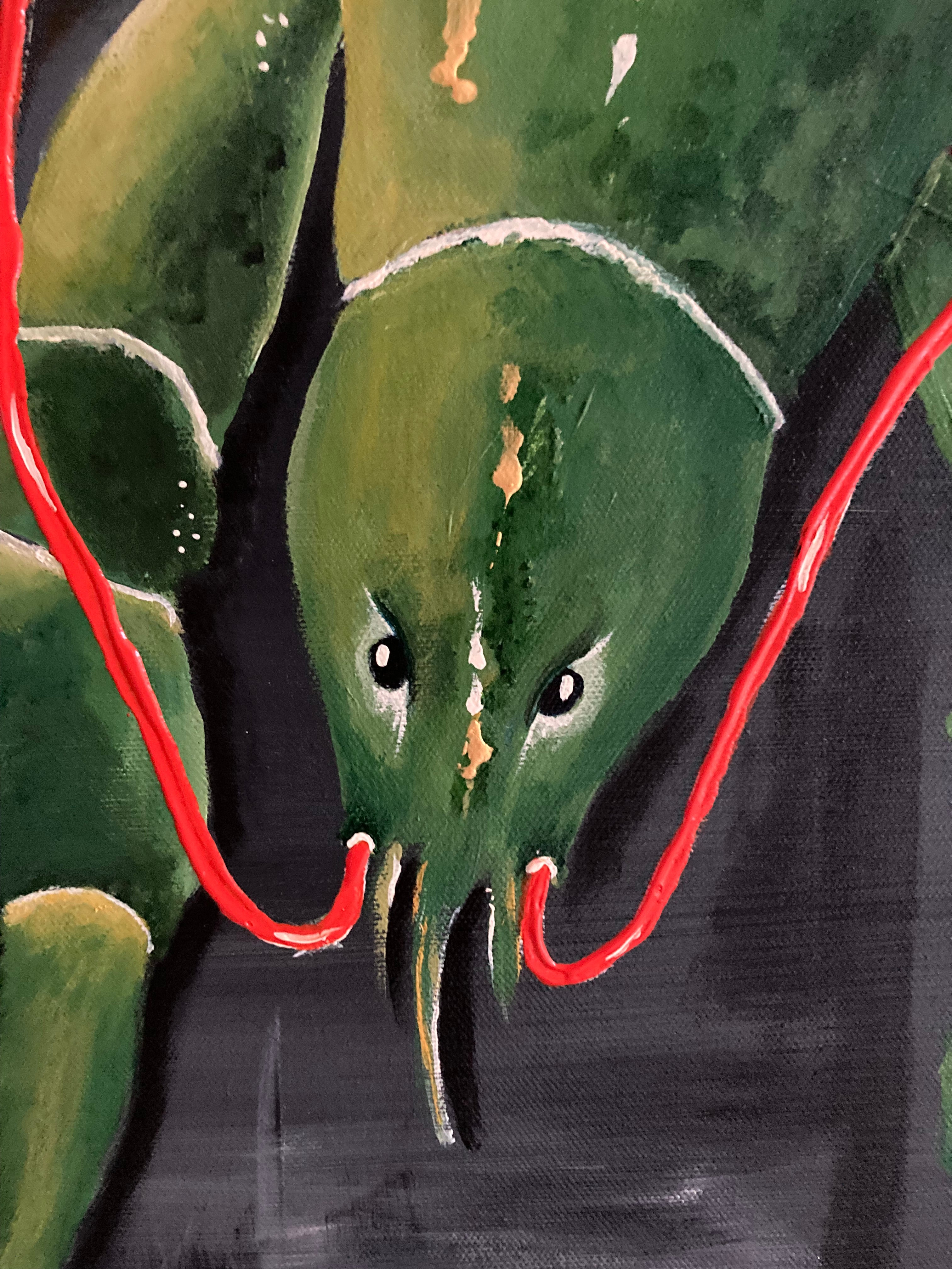 Schilderij Green Lobster