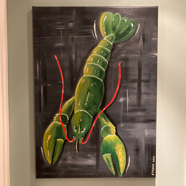 Schilderij Green Lobster