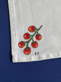 4 Servetten wit cherry tomaat - Estable Store | Vintage art design | Rotterdam Hillegersberg