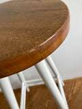 houten barkruk - Estable Store | Vintage art design | Rotterdam Hillegersberg