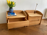 Set houten nachtkastjes. - Estable Store | Vintage art design | Rotterdam Hillegersberg