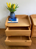 Set houten nachtkastjes. - Estable Store | Vintage art design | Rotterdam Hillegersberg