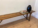 Houten bank - Estable Store | Vintage art design | Rotterdam Hillegersberg