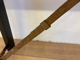 Houten bank zwart - Estable Store | Vintage art design | Rotterdam Hillegersberg