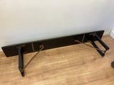 Houten bank zwart - Estable Store | Vintage art design | Rotterdam Hillegersberg