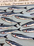 Theedoek sardines - Estable Store | Vintage art design | Rotterdam Hillegersberg